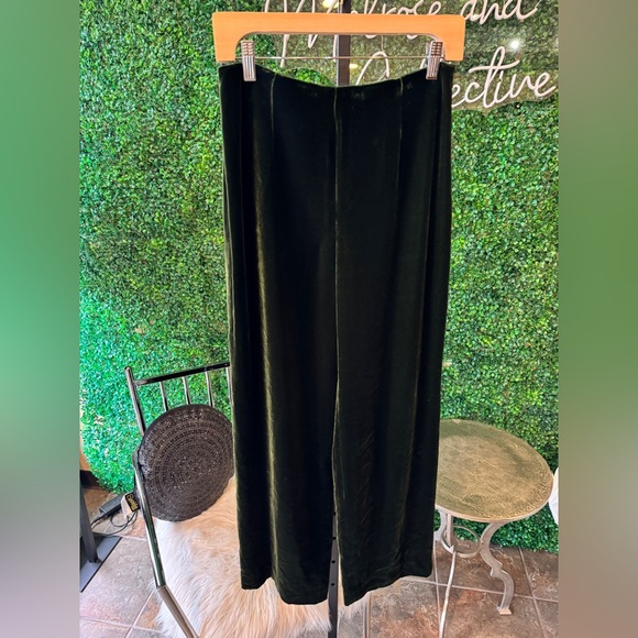 Ann Taylor Pants & Jumpsuits Ann Taylor Dark Green Velvet Pants(01)